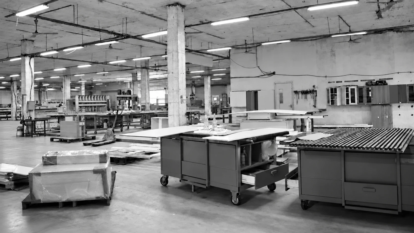 Production floor and machinery at our Vietnam manufacturing facility