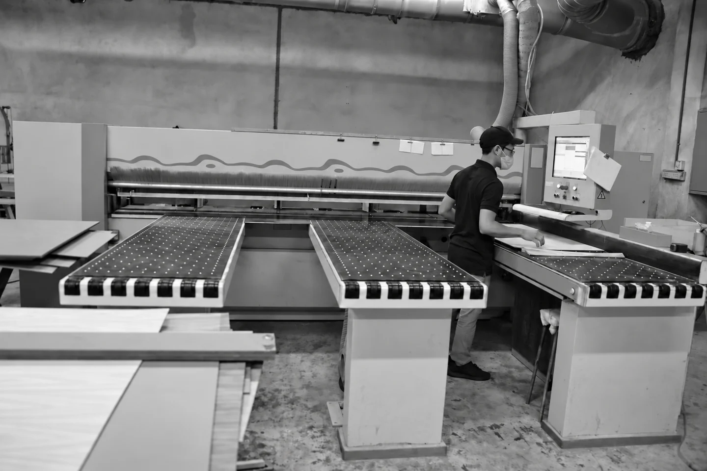 Panel cutting and preparation